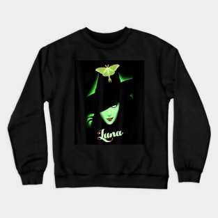 Luna moth witch hat nature butterfly Crewneck Sweatshirt